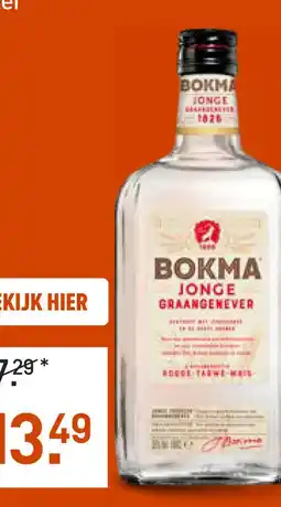 Gall & Gall Bokma Jonge Jenever 100CL aanbieding