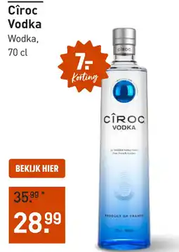 Gall & Gall Cîroc Vodka 70CL aanbieding
