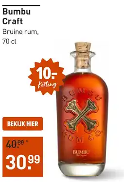 Gall & Gall Bumbu Craft 70CL aanbieding