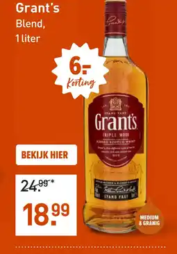 Gall & Gall Grant's 100CL aanbieding