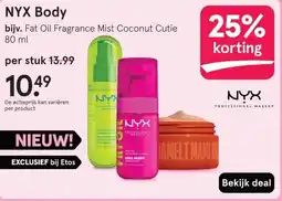 Etos NYX Body aanbieding