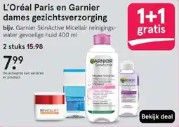 Etos L'Oréal Paris en Garnier dames gezichtsverzorging aanbieding