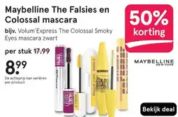 Etos Maybelline The Falsies en Colossal mascara aanbieding