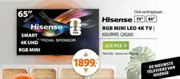 Expert Hisense RGB MINI LED 65UR9S (2026) aanbieding