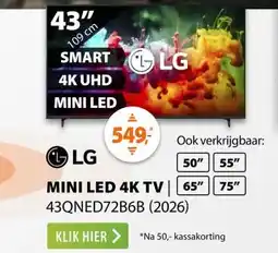 Expert LG MiniLED 4K 43QNED72 (2026) aanbieding