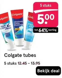Etos Colgate tubes aanbieding
