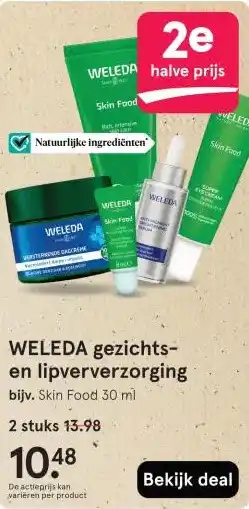 Etos WELEDA gezichts- en lipververzorging l aanbieding
