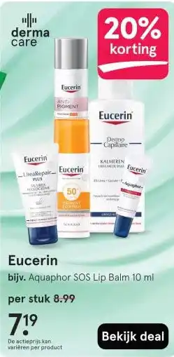 Etos Eucerin aanbieding