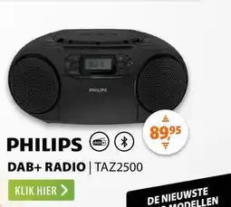 Expert Philips TAZ2500 Zwart aanbieding