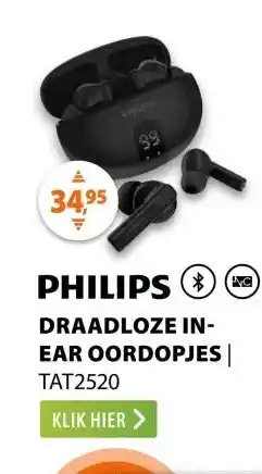 Expert Philips TAT2520 Zwart aanbieding