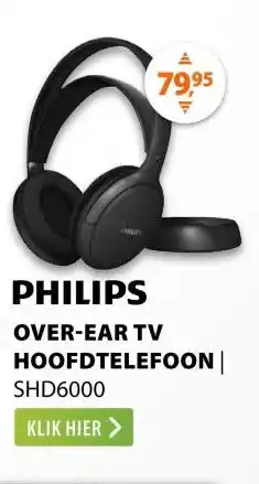 Expert Philips SHD6000 Zwart aanbieding