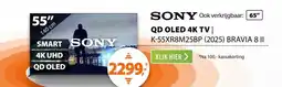 Expert Sony K-55XR8M25BP (2025) BRAVIA 8 II aanbieding