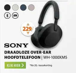 Expert Sony WH-1000XM5 Zwart aanbieding