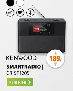 Expert Kenwood CR-ST120S Zwart aanbieding