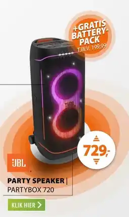 Expert JBL Partybox 720 Zwart aanbieding