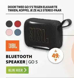 Expert JBL Go 5 Zwart aanbieding
