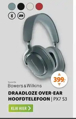 Expert Bowers & Wilkins Px7 S3 Blauw aanbieding