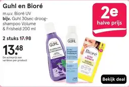 Etos Guhl en Bioré aanbieding