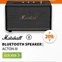 Expert Marshall Acton III speaker BT Zwart aanbieding