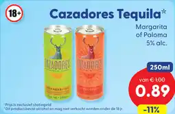 Die Grenze Cazadores Tequila aanbieding