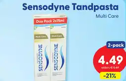 Die Grenze Sensodyne Tandpasta aanbieding