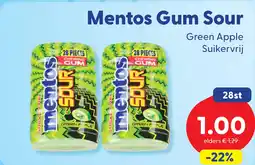 Die Grenze Mentos Gum Sour aanbieding