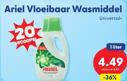 Die Grenze Ariel Vloeibaar Wasmiddel aanbieding