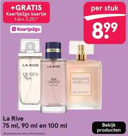Etos La Rive 75 ml, 90 ml en 100 ml aanbieding