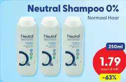 Die Grenze Neutral Shampoo 0% aanbieding