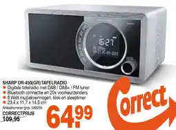 Correct SHARP DR-450(GR) TAFELRADIO aanbieding
