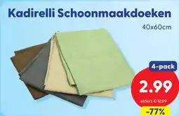 Die Grenze Kadirelli Schoonmaakdoeken aanbieding