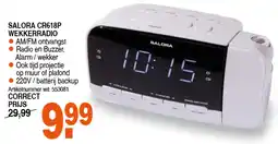 Correct SALORA CR618P WEKKERRADIO aanbieding