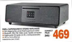 Correct PINELL SUPERSOUND701 STEREO TAFELRADIO aanbieding