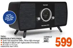 Correct TIVOLI MSYH2LBLK TAFELRADIO aanbieding