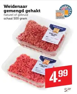 Coop Weidenaar gemengd gehakt nature aanbieding