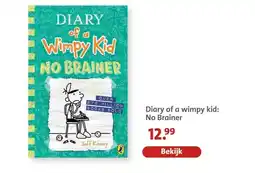 Bruna Diary of a wimpy kid: No Brainer aanbieding