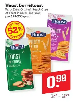 Coop Haust borreltoast aanbieding