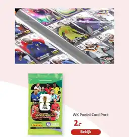Bruna WK Panini Card Pack aanbieding