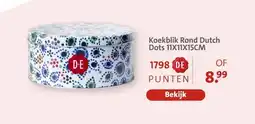 Bruna Koekblik Rond Dutch Dots aanbieding