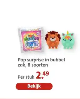 Bruna Pop surprise in bubbel zak, 8 soorten aanbieding