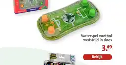 Bruna Waterspel voetbal wedstrijd in doos aanbieding