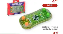 Bruna Waterspel voetbal wedstrijd in doos aanbieding