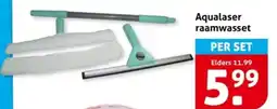 Hoogvliet Aqualaser raamwasset aanbieding