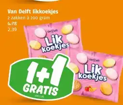 Poiesz Van delft likkoekjes aanbieding