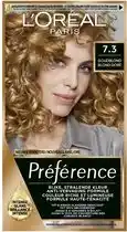 Bol.com L'Oréal Paris Préférence Classic Goud Middenblond 7.3 - Permanente Haarkleuring aanbieding