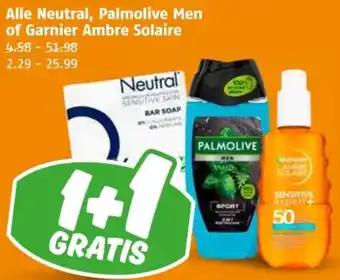 Alle neutral, palmolive men of garnier ambre solaire