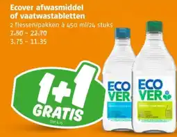 Poiesz Ecover afwasmiddel of vaatwastabletten aanbieding