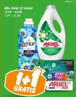 Poiesz Alle ariel of lenor aanbieding