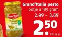 Poiesz Grand'italia pesto aanbieding