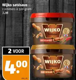 Poiesz Wijko satésaus aanbieding